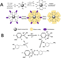 Graphical abstract: Efficient synthesis of boronate affinity-based catecholamine-imprinted magnetic nanomaterials for trace analysis of catecholamine in human urine