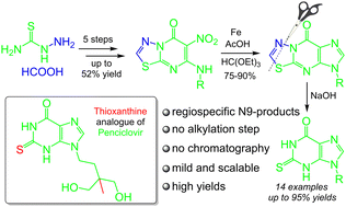Graphical abstract: Regiospecific route to N9-alkylated thioxanthines