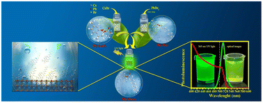 Graphical abstract: Green synthesis of highly stable CsPbBr3 perovskite nanocrystals using natural deep eutectic solvents as solvents and surface ligands