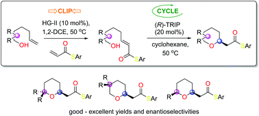 Graphical abstract: Enantioselective “clip-cycle” synthesis of di-, tri- and spiro-substituted tetrahydropyrans