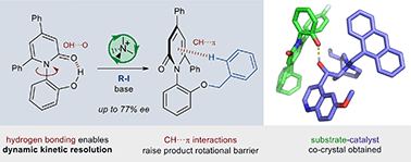 Graphical abstract: Atropselective synthesis of N-aryl pyridones via dynamic kinetic resolution enabled by non-covalent interactions