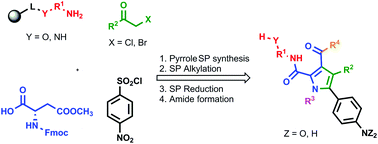 Graphical abstract: Efficient synthesis of pentasubstituted pyrroles via intramolecular C-arylation