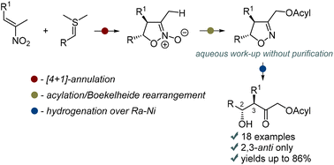 Graphical abstract: Regio- and diastereoselective access to densely functionalized ketones via the Boekelheide rearrangement of isoxazoline N-oxides