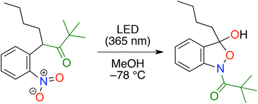 Graphical abstract: Photoinduced rearrangement of α-(2-nitrophenyl)ketones