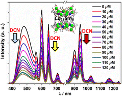 Graphical abstract: A 24-metal Cd(ii)–Sm(iii) nanocage with a rapid triple-emissive response for 2,6-dichloro-4-nitroaniline
