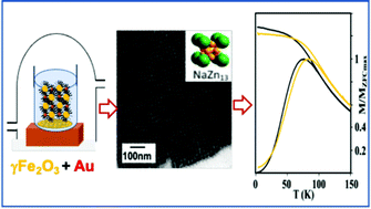 Graphical abstract: Structural diversity in binary superlattices from Au and γ-Fe2O3 nanocrystals: towards fine tuning of dipolar interactions