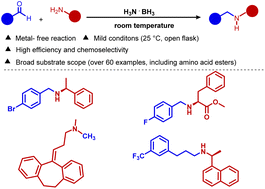 Graphical abstract: A metal-free protocol for the preparation of amines using ammonia borane under mild conditions