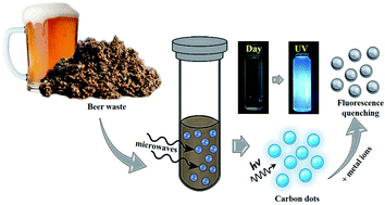 Graphical abstract: Brewery spent grain derived carbon dots for metal sensing
