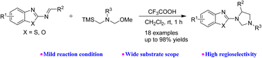 Graphical abstract: [3 + 2] cycloaddition of nonstabilized azomethine ylides and 2-benzothiazolamines to access imidazolidine derivatives