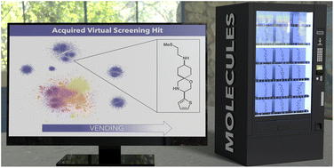 Graphical abstract: A vending machine for drug-like molecules – automated synthesis of virtual screening hits
