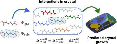 Graphical abstract: CrystalClear: an open, modular protocol for predicting molecular crystal growth from solution