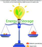 Graphical abstract: The paradigm of the filler's dielectric permittivity and aspect ratio in high-k polymer nanocomposites for energy storage applications