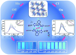 Graphical abstract: A {Zn4} cluster as a bi-functional luminescence sensor for highly sensitive detection of chloride ions and histidine in aqueous media
