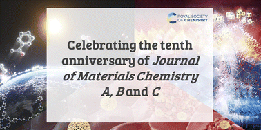 Graphical abstract: Celebrating ten years of Journal of Materials Chemistry A, B and C