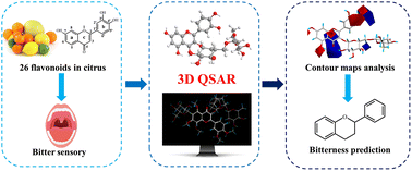 Graphical abstract: 3D-QSAR studies on the structure–bitterness analysis of citrus flavonoids