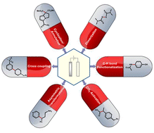 Graphical abstract: Challenges and opportunities on sustainable electrochemical transformations: application towards the synthesis of pharmaceuticals and precursors of drug-like molecules