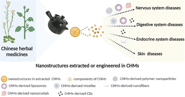 Graphical abstract: Nanostructures in Chinese herbal medicines (CHMs) for potential therapy