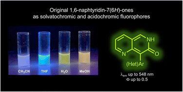 Graphical abstract: 1,6-Naphthyridin-7(6H)-ones: synthesis and optical properties