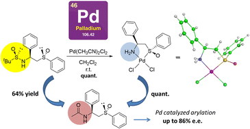 Graphical abstract: Synthesis and characterization of enantiopure chiral NH2/SO palladium complexes