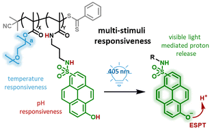 Graphical abstract: Multi-stimuli-responsive copolymers based on 1-pyrenol polyphotoacids