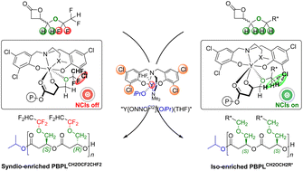 Graphical abstract: Metal-catalyzed stereoselective ring-opening polymerization of functional β-lactones: methylene-alkoxy-fluorinated polyhydroxyalkanoates unveil the role of non-covalent interactions