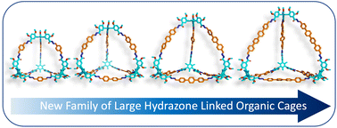 Graphical abstract: Efficient multigram procedure for the synthesis of large hydrazone-linked molecular cages