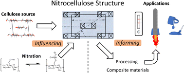 Graphical abstract: Structure and properties of nitrocellulose: approaching 200 years of research