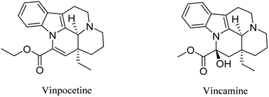 Graphical abstract: Synthesis and pharmacological activity of vinpocetine derivatives