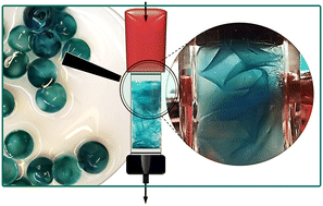 Graphical abstract: A 3D printable synthetic hydrogel as an immobilization matrix for continuous synthesis with fungal peroxygenases