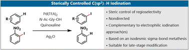 Graphical abstract: Sterically controlled isodesmic late-stage C–H iodination of arenes