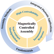 Graphical abstract: Magnetically controlled assembly: a new approach to organic integrated photonics