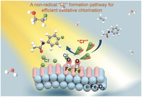 Graphical abstract: A controlled non-radical chlorine activation pathway on hematite photoanodes for efficient oxidative chlorination reactions