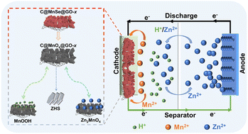 Graphical abstract: Rationally designed carbon-encapsulated manganese selenide composites from metal–organic frameworks for stable aqueous Zn–Mn batteries