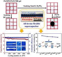 Graphical abstract: Swelling-resistant microgel-reinforced hydrogel polymer electrolytes for flexible all-in-one supercapacitors with high performances