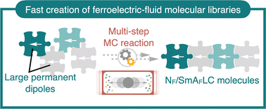 Graphical abstract: Rapid, solvent-minimized and sustainable access to various types of ferroelectric-fluid molecules by harnessing mechano-chemical technology