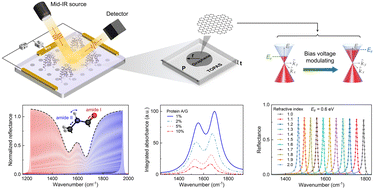 Graphical abstract: A mid-IR tunable graphene metasurface for ultrasensitive molecular fingerprint retrieval and refractive index sensing
