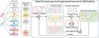 Graphical abstract: A low-cost machine learning framework for predicting drug–drug interactions based on fusion of multiple features and a parameter self-tuning strategy