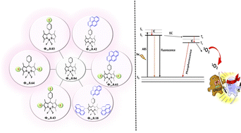 Graphical abstract: Photophysicochemical and electrochemical properties of pyrene–BODIPY platforms