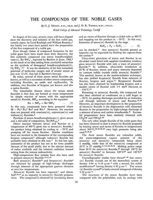 Journal of the Royal Institute of Chemistry. February 1964