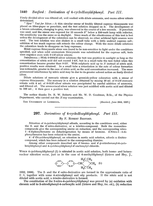 297. Derivatives of 4-cyclohexyldiphenyl. Part III