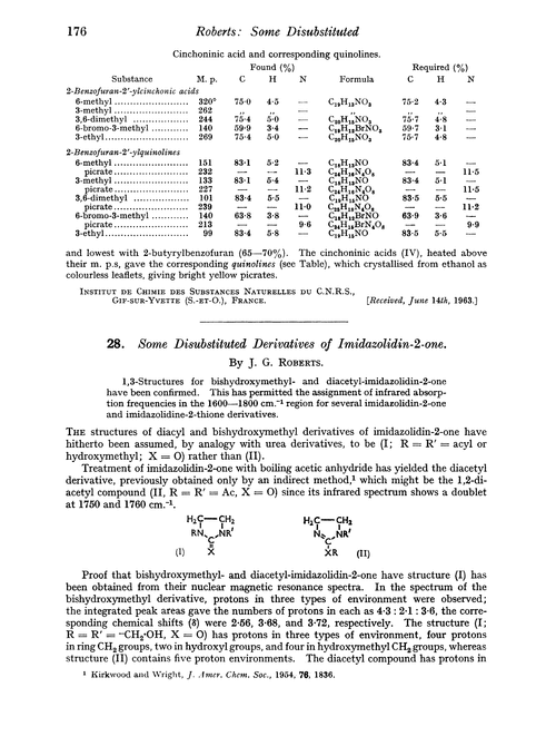 28. Some disubstituted derivatives of imidazolidin-2-one