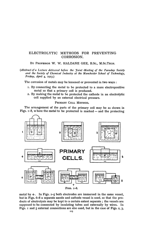 Electrolytic methods for preventing corrosion