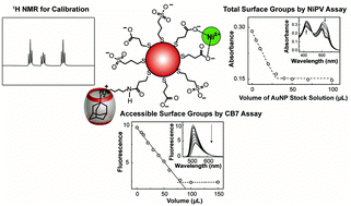 Graphical abstract: Characterization of mixed-ligand shells on gold nanoparticles by transition metal and supramolecular surface probes
