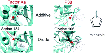 Graphical abstract: Impact of electronic polarizability on protein-functional group interactions