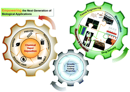 Graphical abstract: Vapor-deposited functional polymer thin films in biological applications