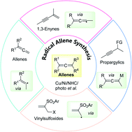 Graphical abstract: Radical transformations for allene synthesis