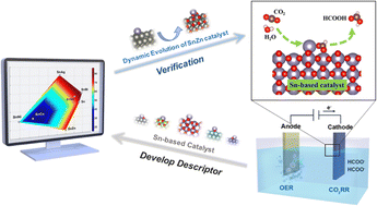 Graphical abstract: Experimental trends and theoretical descriptors for electrochemical reduction of carbon dioxide to formate over Sn-based bimetallic catalysts