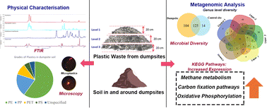 Graphical abstract: Metagenomic insights into density-driven plastic stratification in open dumpsites: implications for waste management and bioremediation