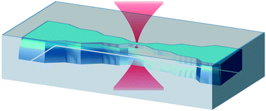Graphical abstract: Microfluidic-based high-throughput optical trapping of nanoparticles