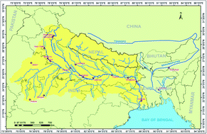 Graphical abstract: Dynamic modeling of the Ganga river system: impacts of future climate and socio-economic change on flows and nitrogen fluxes in India and Bangladesh